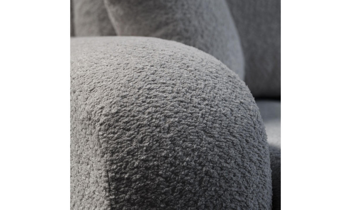 ECKSOFA MALIBU XL 275/150/87 cm Coral 75 - Grau, Textil (275/150cm) - Lookway