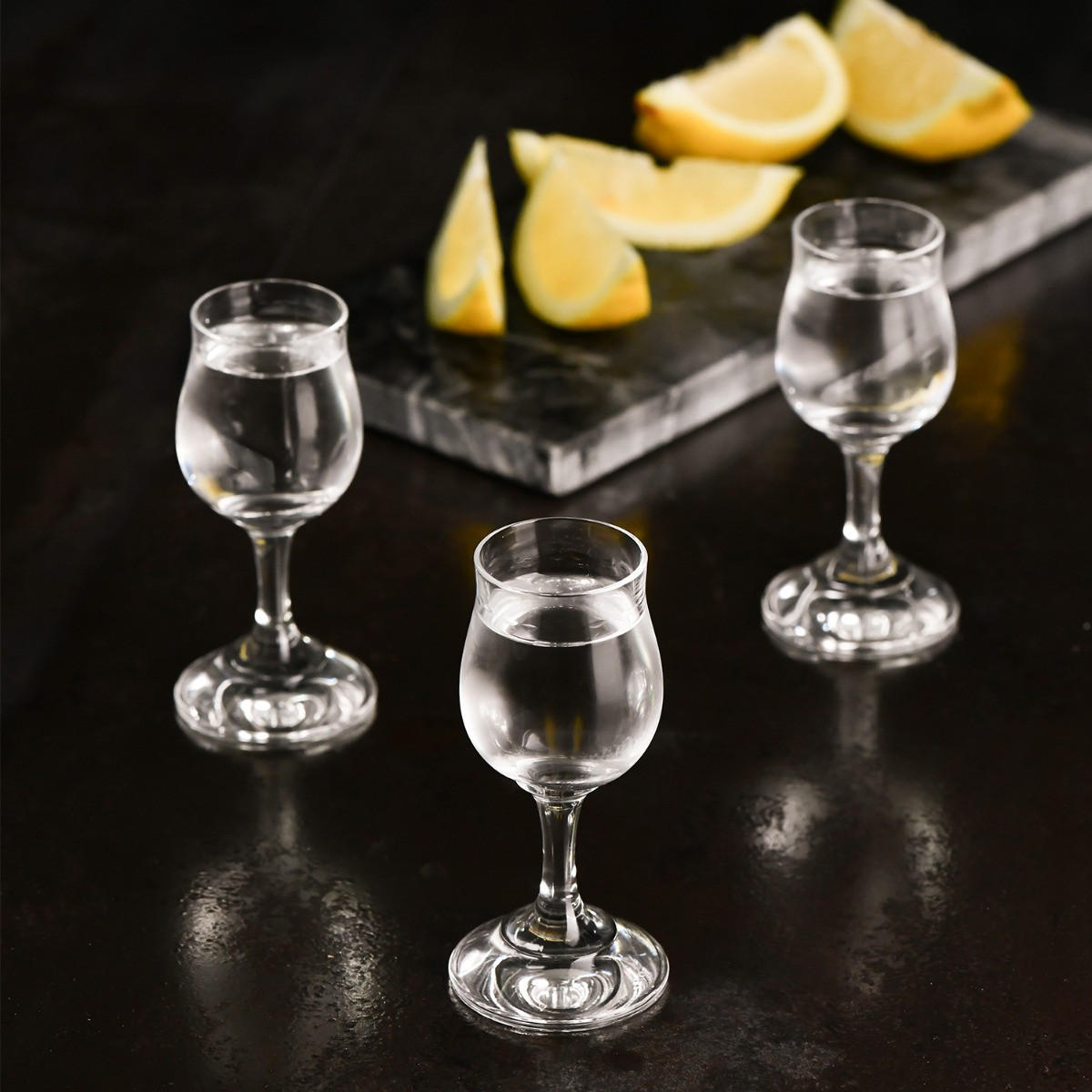 SCHNAPSGLÄSER GEMA, 6ER-SET, 25 ML - Transparent, Glas (0.025L) - Krosno Glass