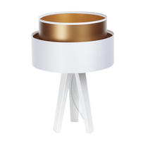 TISCHLAMPE Weiß 30/45 cm - Weiß, Kunststoff (30/0.7/45cm) - ONZENO