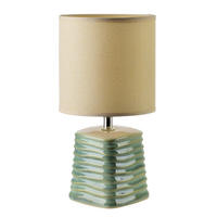 TISCHLAMPE Leti Grün 10/14/28.5 cm Keramik - Grün, Keramik (10/14/28.5cm) - Mondex