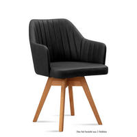 ARMLEHNSTUHL drehbar (2er-Set) Dotty 58x81x60 Eiche geölt/Anthrazit - Eichefarben/Anthrazit, Kunststoff (60/81/58cm) - 58aufmkessel