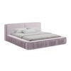 POLSTERBETT mit Bettkasten und Lattenrost 178x238 Violett - Lila/Flieder, Kunststoff/Textil (140/200cm) - Makamii