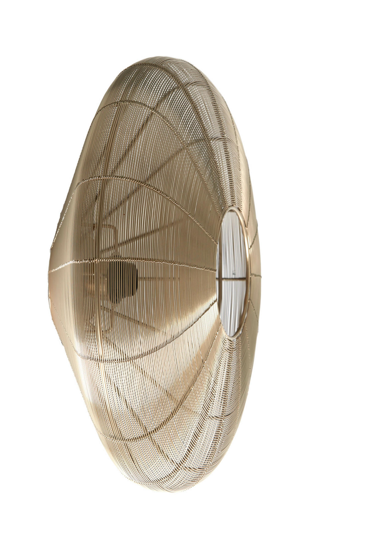 DECKENLEUCHTE Bahoto Gold Ø51/18 cm - Goldfarben, Metall (51/51/18cm) - Light & Living