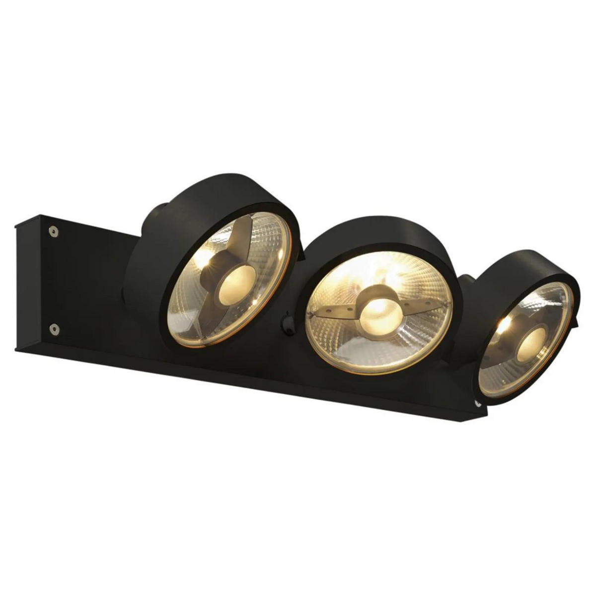 DECKENSTRAHLER Kalu - Schwarz, Metall (9/9/18cm) - SLV