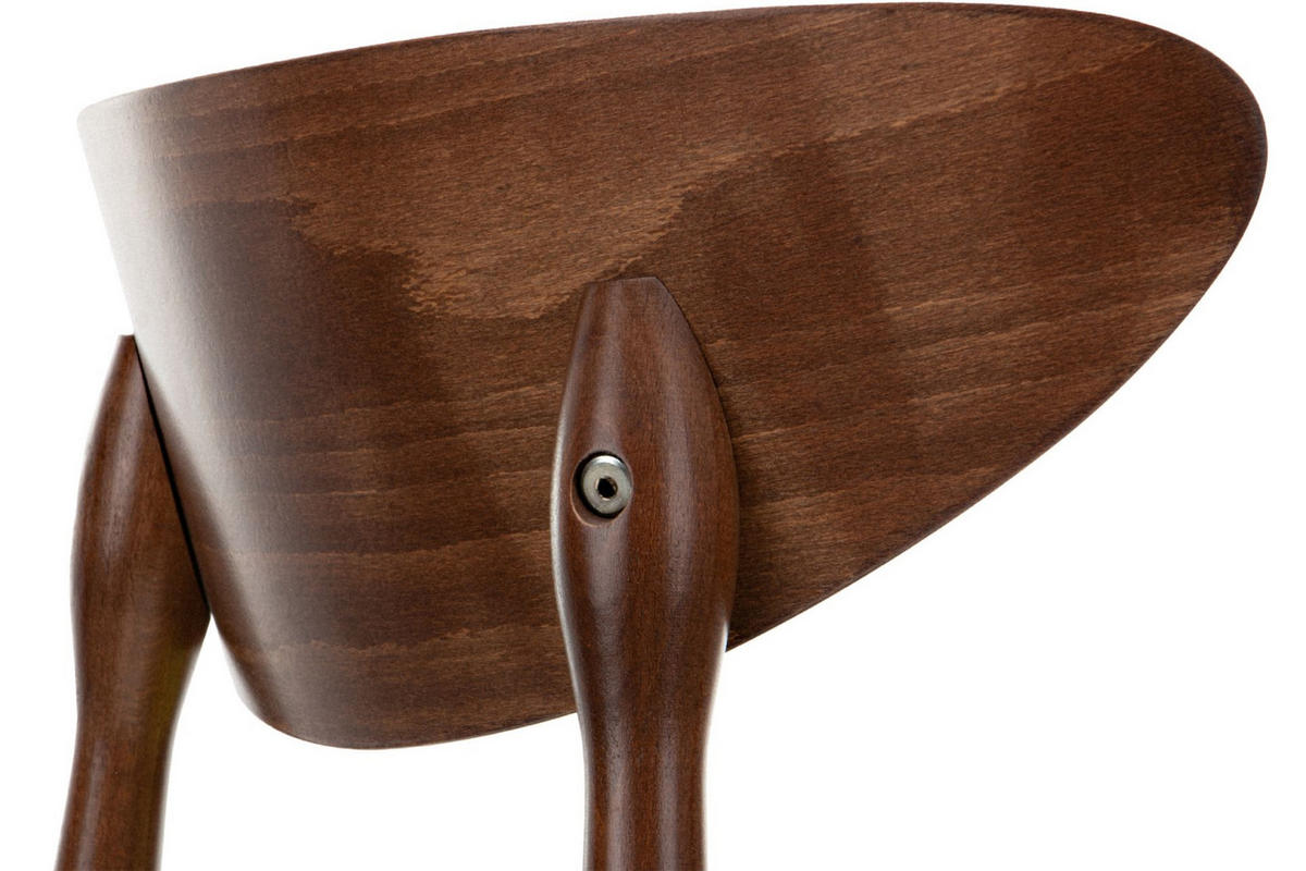 ESSZIMMERSTÜHLE RABI (2er-Set), honig / nussbaum mittel - Haselnussfarben/Honig, Holz/Buchenholz (47/79/45cm) - KONSIMO®