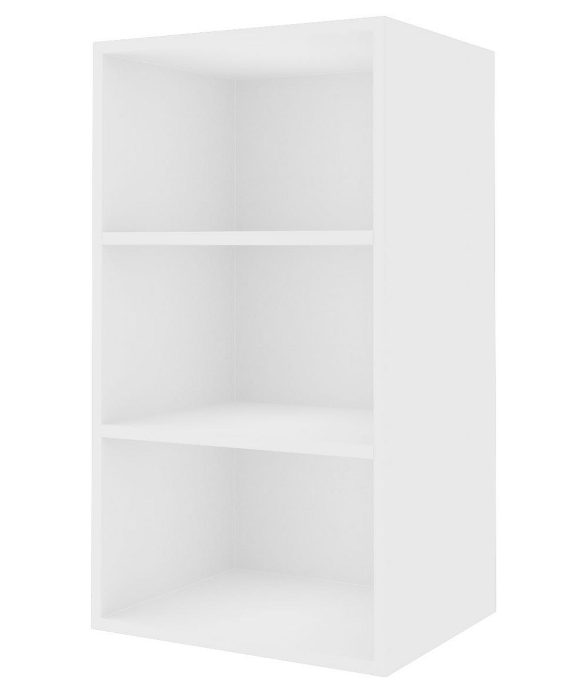 KÜCHENHÄNGESCHRANK Kvantum W2/40 Graphit Matt / Weiß Matt 40 / 32,5 / 72cm - Graphitfarben/Weiß, Holz/Holzwerkstoff (40/72/32.5cm) - Feldmann-Wohnen