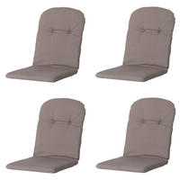 GARTENSTUHLKISSEN Panama 96/45 cm 4er-Set - Braun, Textil (45/5/96cm) - Madison