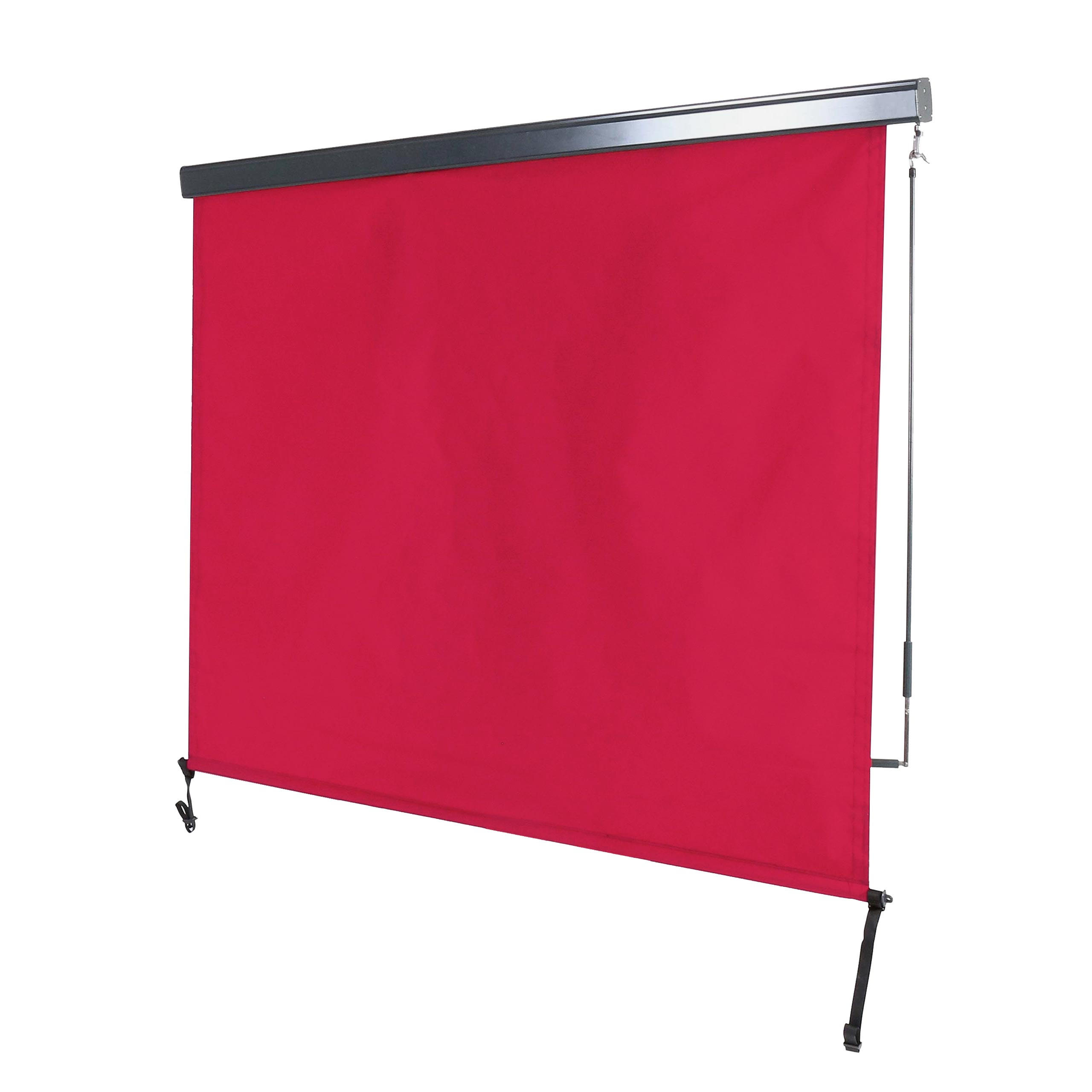 VERTIKALMARKISE Bordeaux - Bordeaux, Textil (180/250/8cm) - MCW