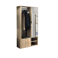 GARDEROBE Milano - Eiche Artisan, Holzwerkstoff (100/189/33cm) - Meblini
