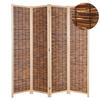 RAUMTEILER Gran Playa 4-teilig Schilfrohr dunkelbraun - Dunkelbraun, Holz (160/170/3cm) - CREEDWOOD