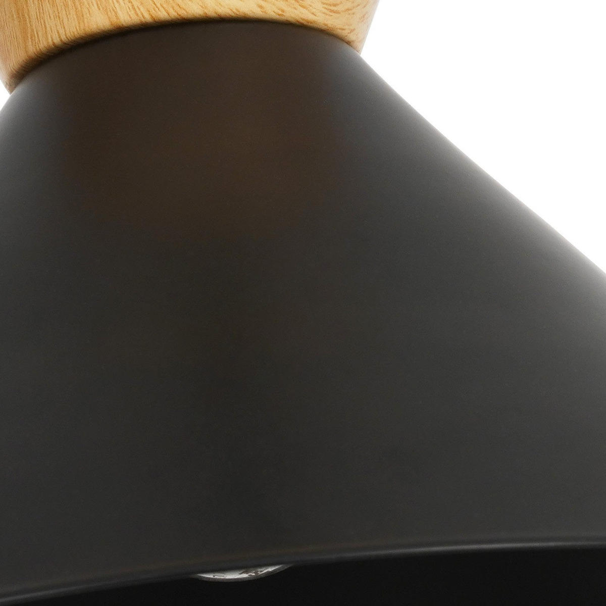 KRONLEUCHTER Luxhold 25.0/25.0/141.5 cm (2er-set) - Schwarz, Glas (141.5/25/25cm) - ZMH