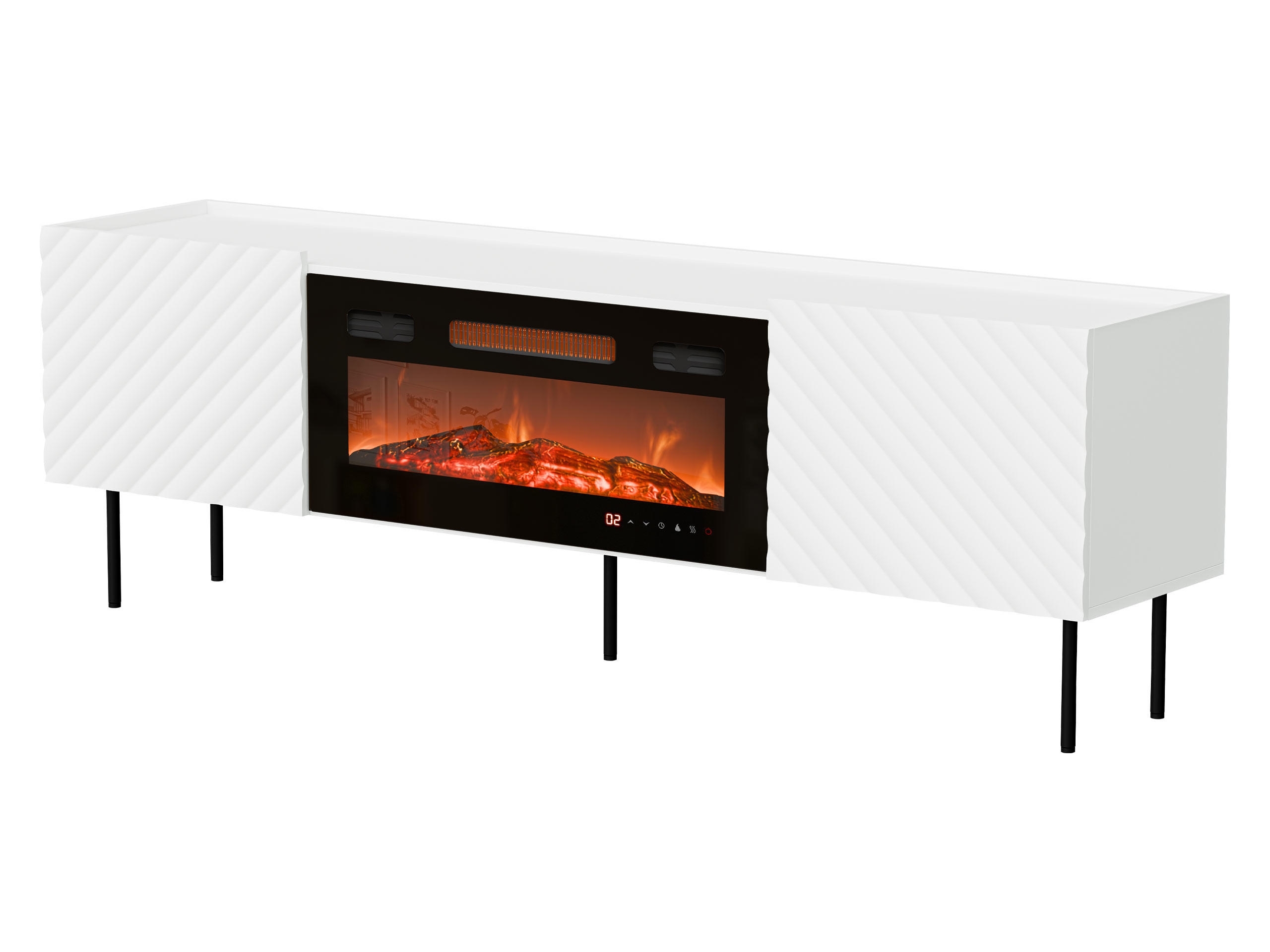 COMODA TV Lucca 180 2D cu Semineu