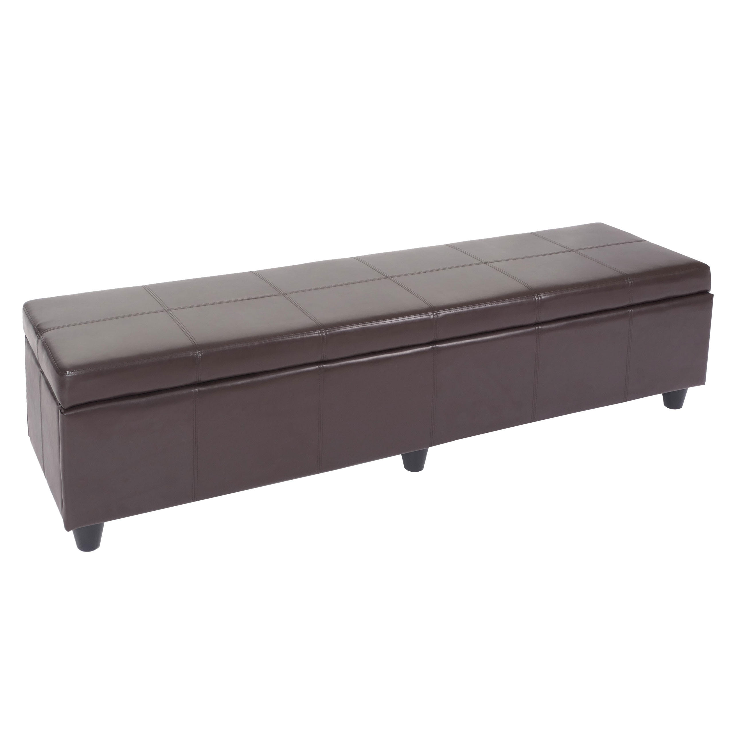 SITZBANK MIT AUFBEWAHRUNG XXL Braun - Braun, Textil (180/45/45cm) - MCW