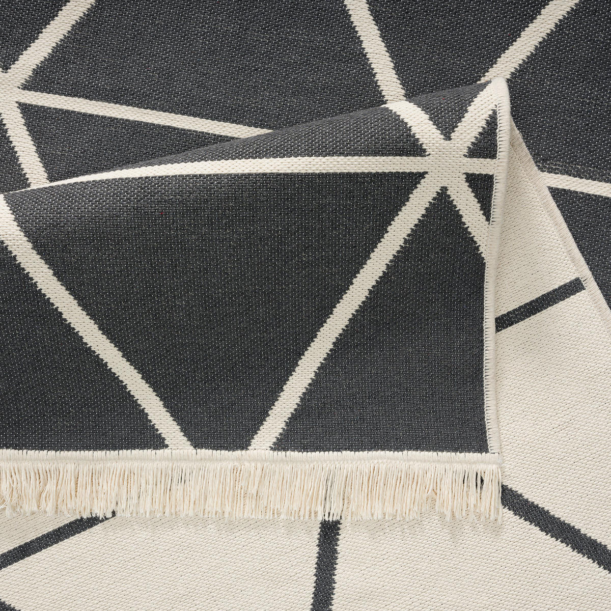 KURZFLORTEPPICH 60/180 cm Skandi 146 - Anthrazit, Textil (60/180cm) - Paco Home