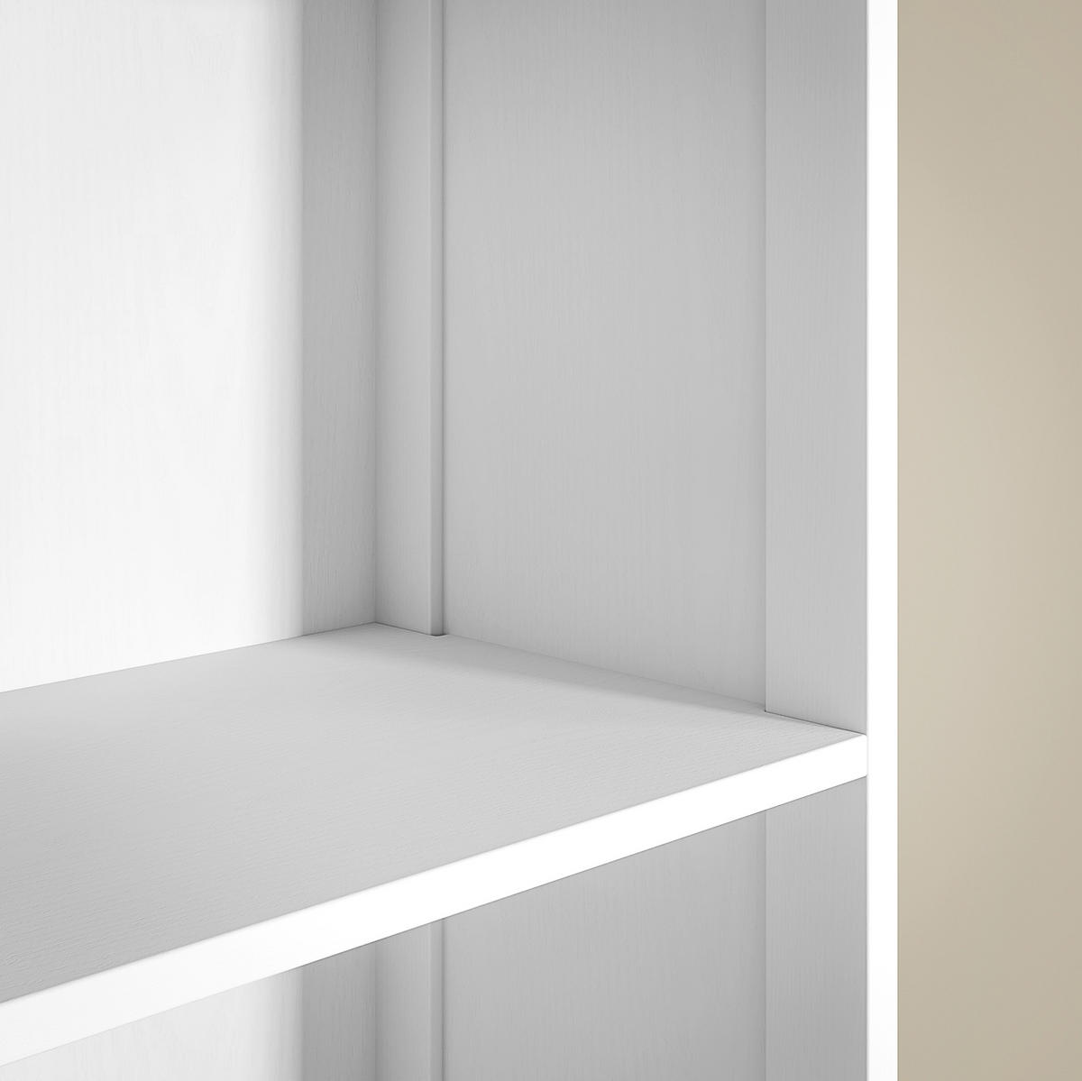 BADEZIMMERSCHRANK mit Schublade 34 x 24 x 170,5 cm Weiß - Weiß, Holz (24/170.5/34cm) - Beauniv