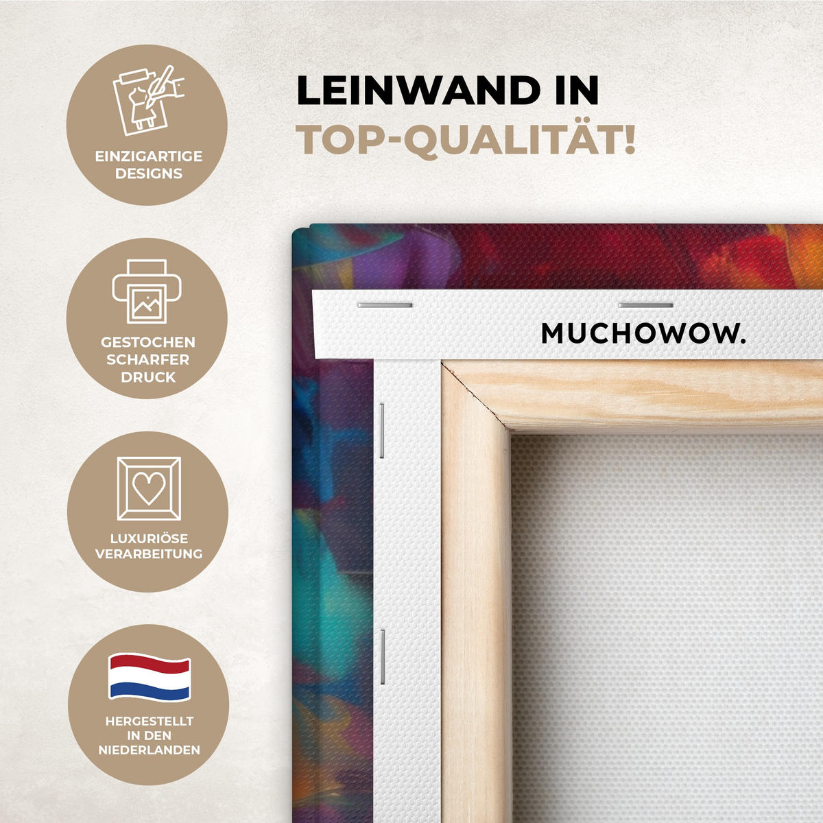 LEINWANDBILD Wein - Frau - Stimmungsvoll - Farbenfroh Wandbilder 80x60 cm - Bordeaux, Textil (80/60cm) - MuchoWow