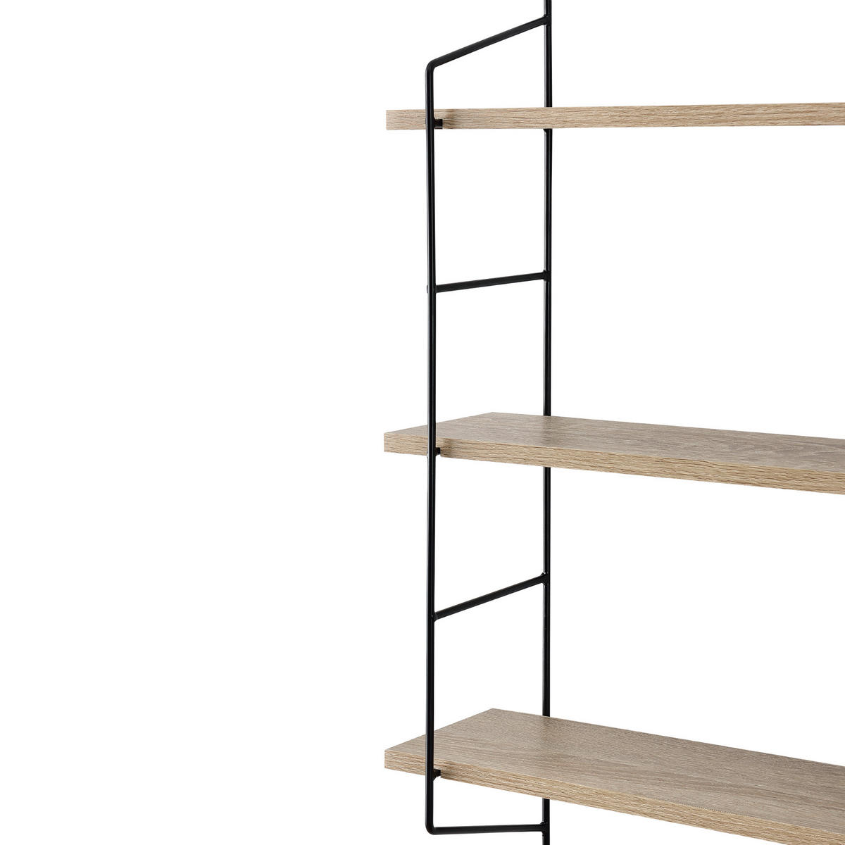 WANDREGAL Ösel - Braun, Metall (48/63.5/15cm) - [en.casa]