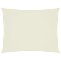 SONNENSEGEL Oxford-Gewebe Rechteckig 3,5x5 m Creme - Creme, Textil (500/350cm) - furnicato