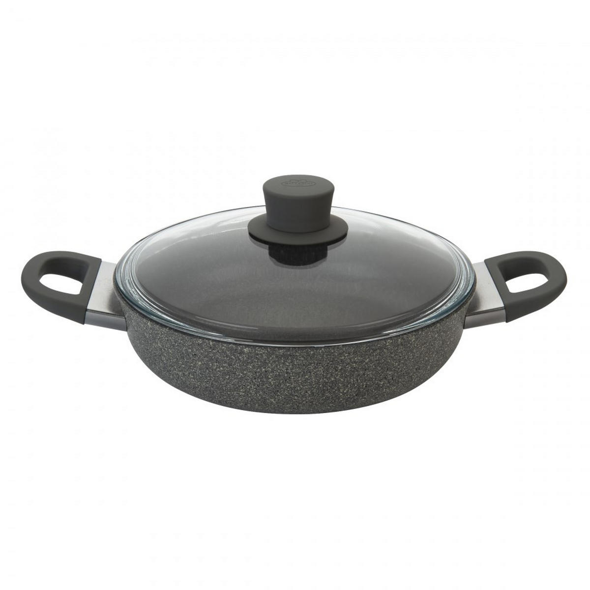 PFANNE Graphit 28/28/10 cm 750029730 - Graphitfarben, Metall (28cm) - Ballarini