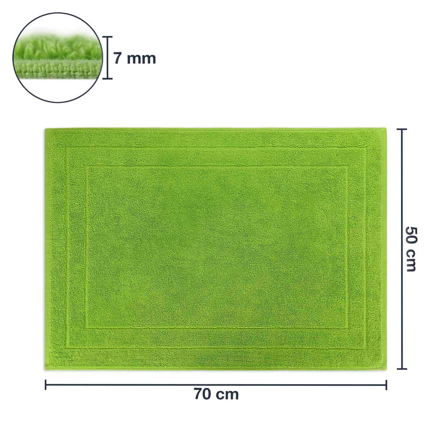 BADVORLEGER JASMINA - Grün, Textil (50/70cm) - WohnDirect