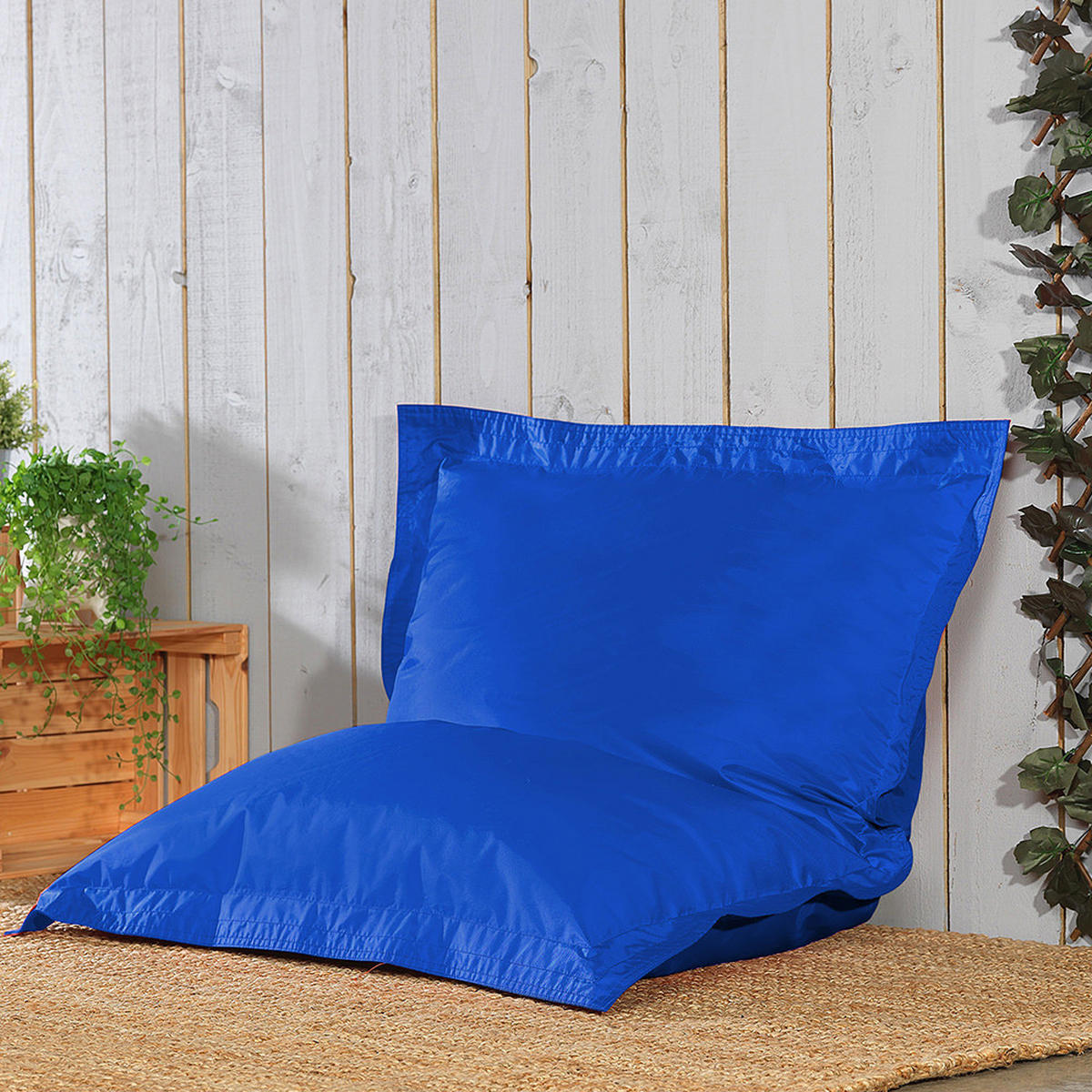 OUTDOORSITZSACK für Kinder - Blau, Kunststoff (100/20/125cm) - Veeva
