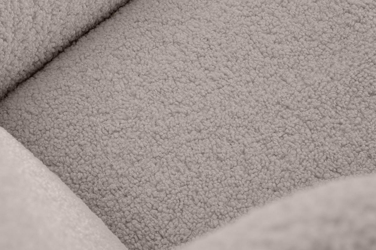 SCHAUKELSESSEL TULES mit Tasche für kleine Gegenstände, beige - Eichefarben/Beige, Eichenholz/Holzwerkstoff (80/105/105cm) - KONSIMO®