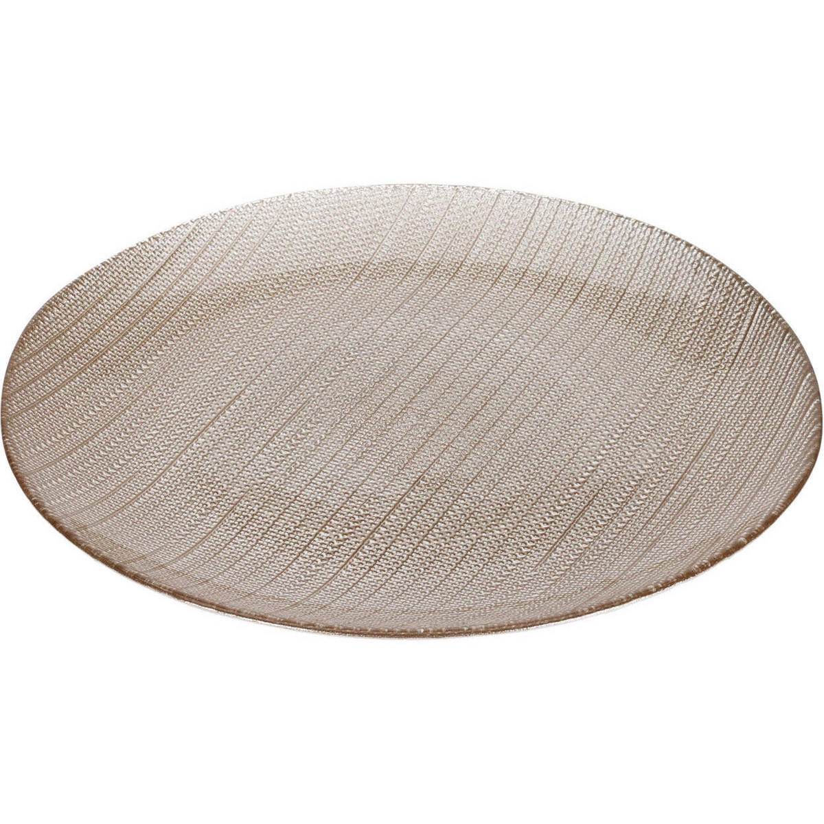 DESSERTTELLER Karneol 21 cm - Goldfarben, Glas (21cm) - Home Styling Collection