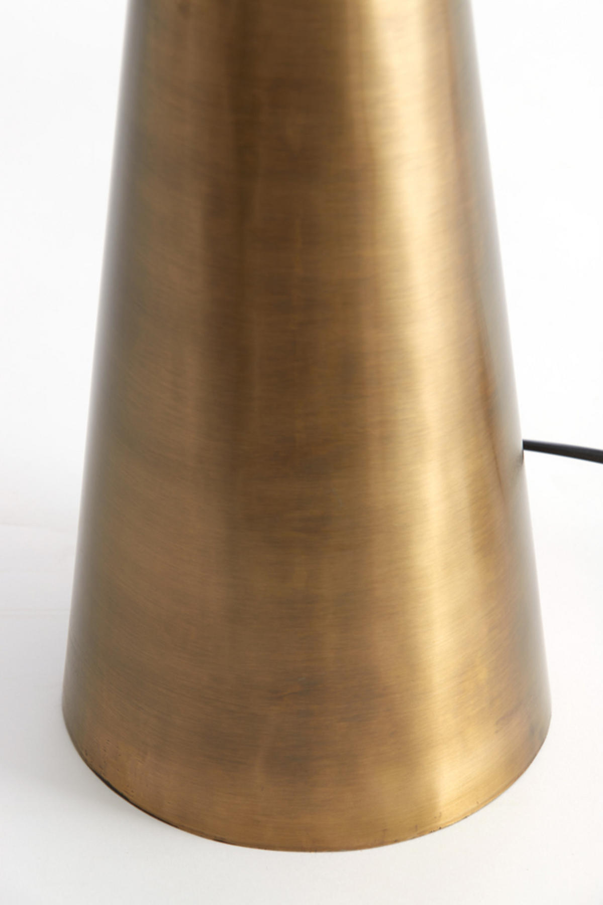 LAMPENFUSS Yelos Bronze Ø16,5/35 cm - Bronzefarben, Metall (16.5/16.5/35cm) - Light & Living