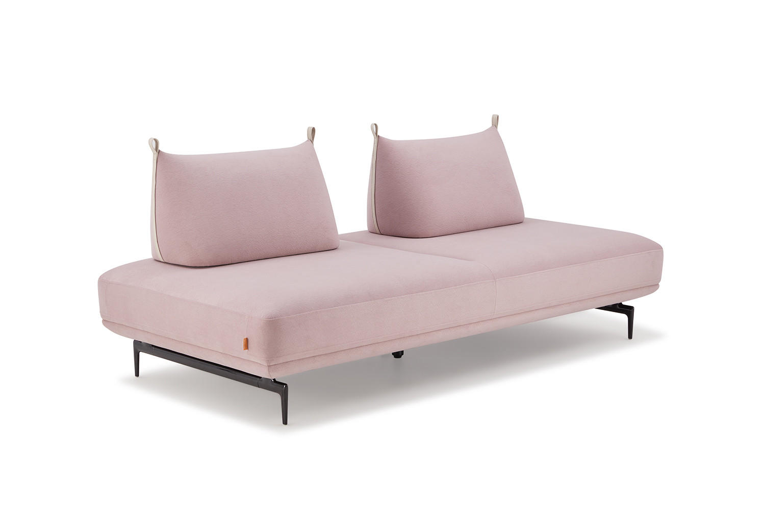 ECKSOFA CANE Violett Webstoff - Violett/Lila, Textil/Metall (310/210cm) - KAWOLA