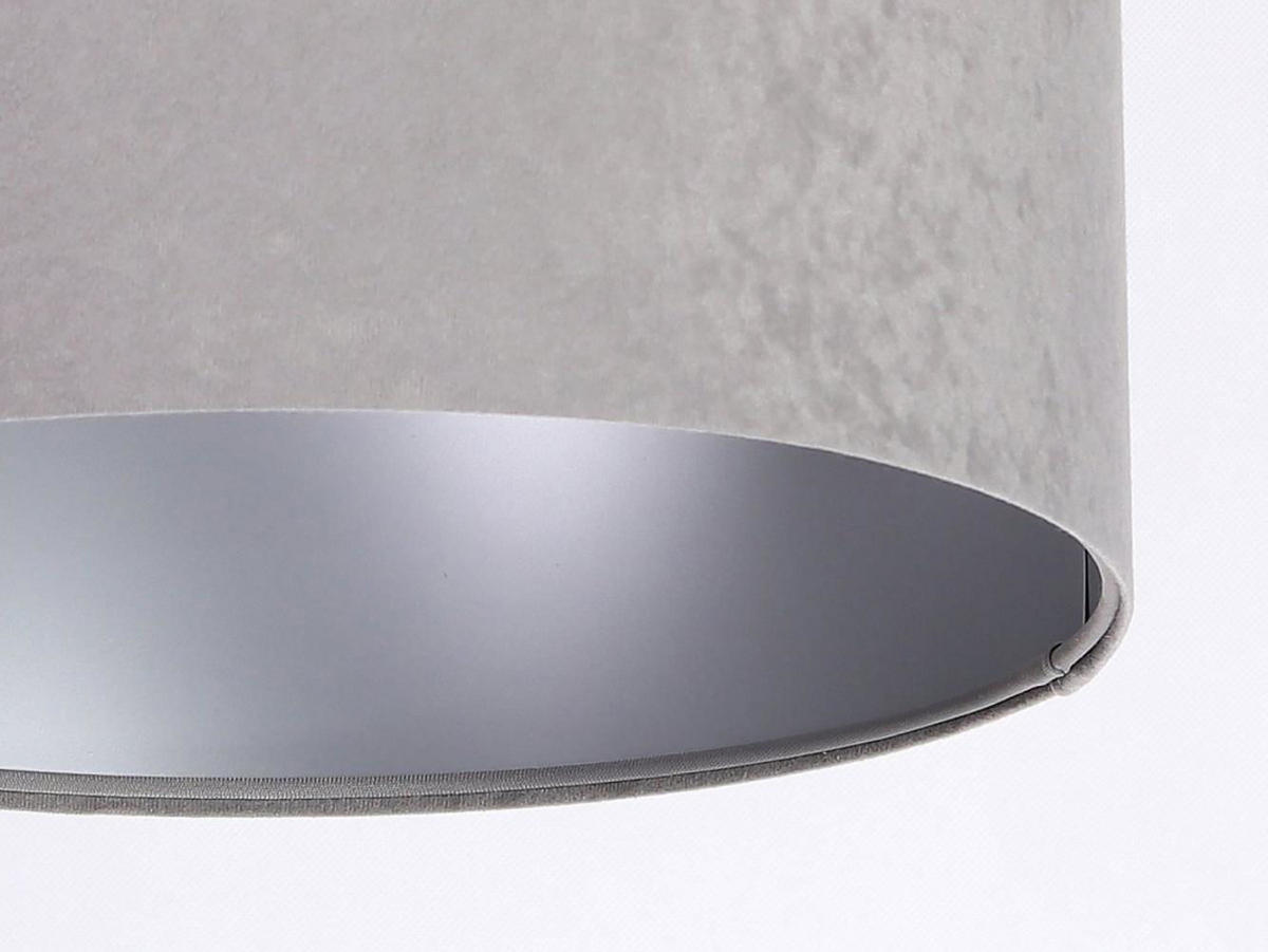 HÄNGELEUCHTE Grau 40/20 cm - Silberfarben/Grau, Kunststoff (40/0.6/20cm) - ONZENO