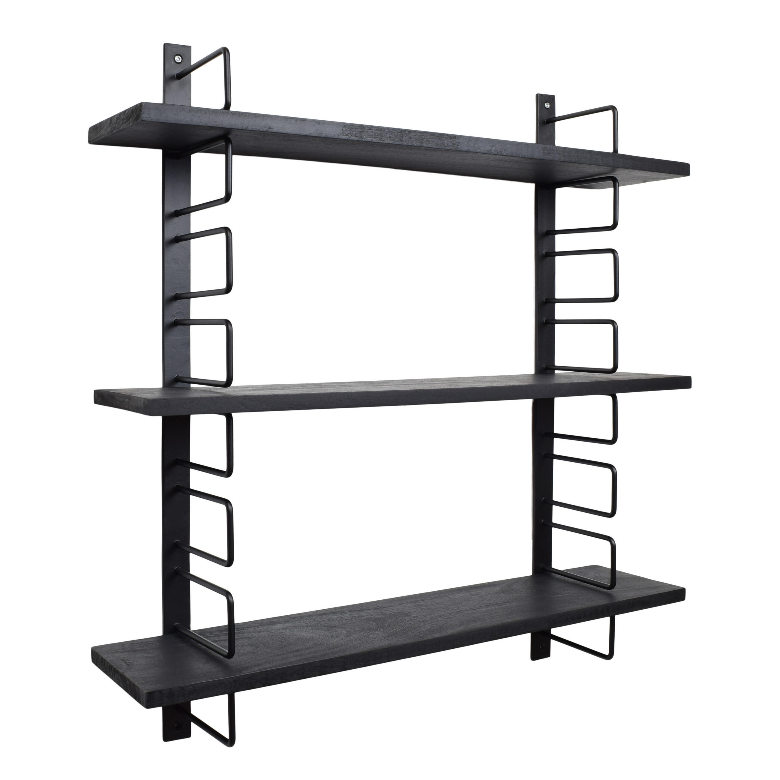 WANDREGAL Irma Schwarz - Schwarz, Metall (64/74/13cm) - LOFT42