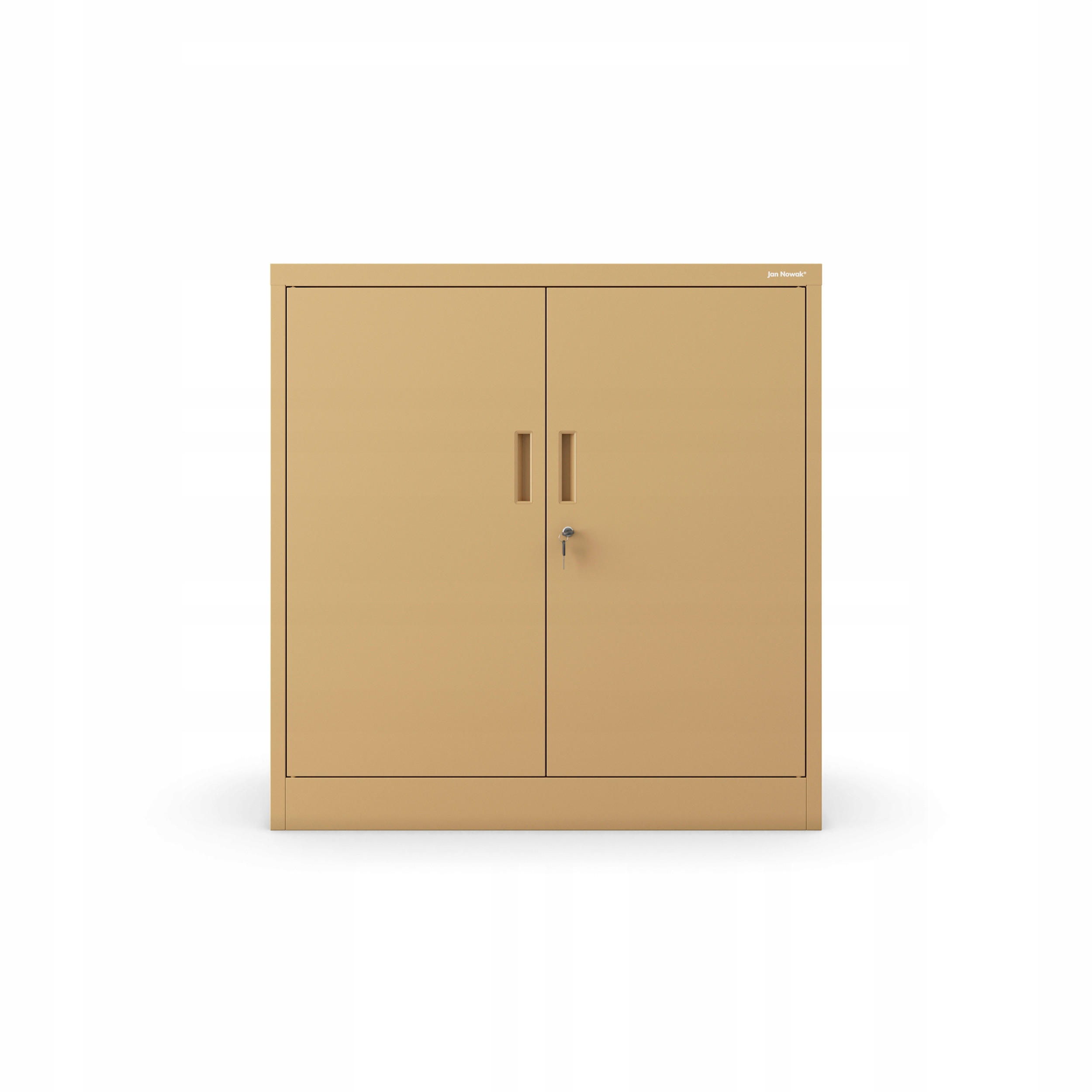 METALLSCHRANK Beata - Beige, Metall (90/93/40cm) - Jan Nowak