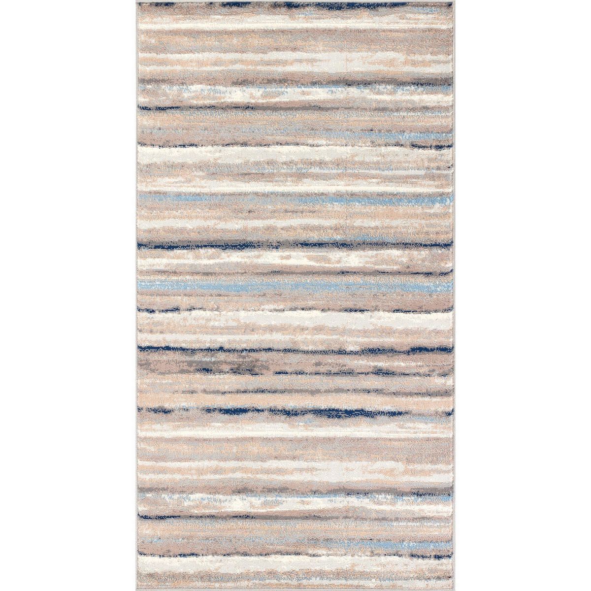KURZFLORTEPPICH 80/150 cm Mehrfarbig - Grau, Naturmaterialien/Textil (80/150cm) - LIVABLISS