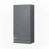 BADSCHRANK Fredd Anthrazit 77 x 36.4 cm - Schwarz Hochglanz/Anthrazit, Holzwerkstoff (77/36.4/23.5cm) - Vicco
