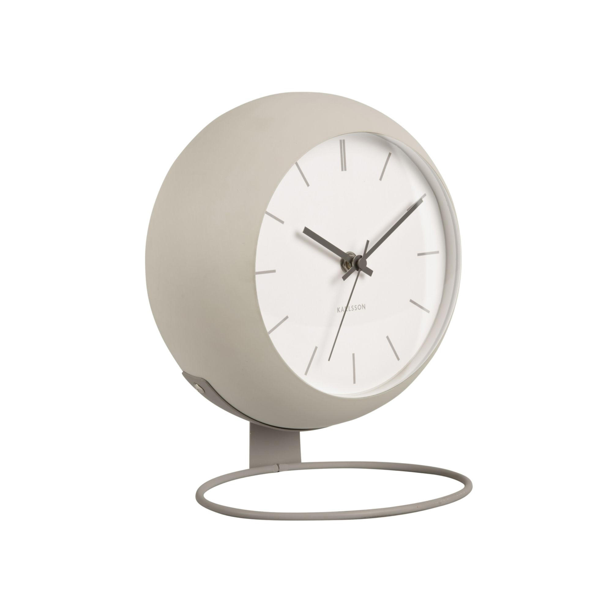 TISCHUHR Nirvana Globe Grau 21/21/14 cm - Grau, Metall (21/14/21cm) - Karlsson