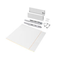 SCHUBLADEGARNITUR Vertex für Küche oder Badezimmer, Höhe 178 mm, mit Einlegeböden, Modul 600 mm, Weiß lackiert - Weiß, Metall (1.5/18/50cm) - EMUCA