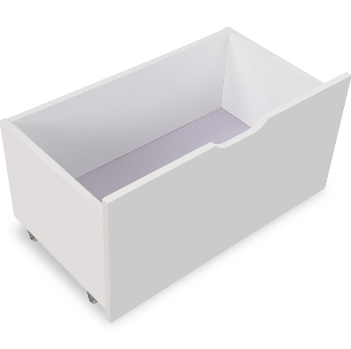 HOCHBETT 90/190 cm Weiß aus Kiefer-Massivholz mit Schubladen und Rausfallschutz - Weiß, Holz (90/190cm) - OKMYHOME