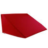 KEILKISSENBEZUG Basic 100% Baumwolle rot 62/49/30 cm - Rot, Textil (62/49cm) - beties Heimtextil