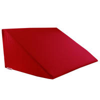 KEILKISSENBEZUG Basic 100% Baumwolle rot 62/49/30 cm - Rot, Textil (62/49cm) - beties Heimtextil
