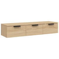 WANDSCHRANK Sonoma-Eiche 102x30x20 cm Holzwerkstoff - Braun, Holzwerkstoff (102/20/30cm)