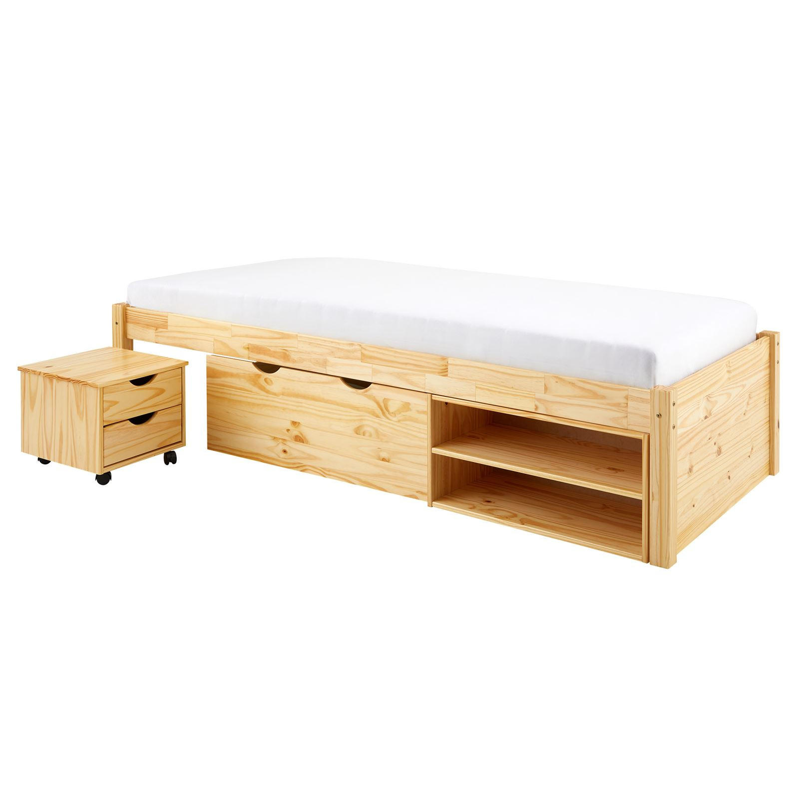 Idimex Schubladenbett Natur 90x190 cm