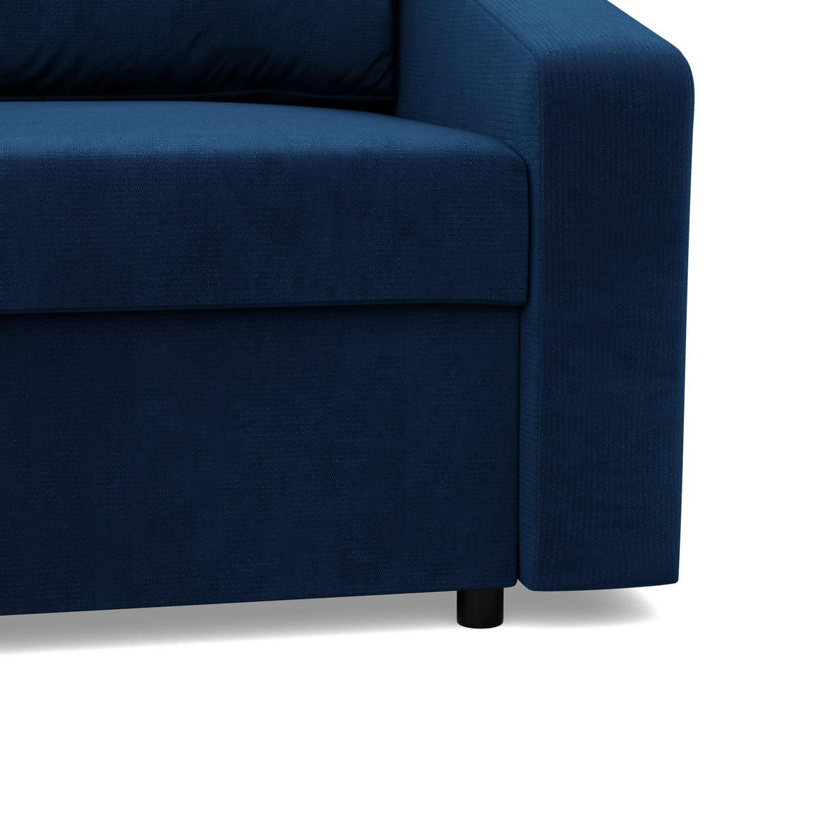SOFA 2-SITZER MIT SCHLAFFUNKTION NEO, Dunkelblau - Blau, Textil (148/90/87cm)