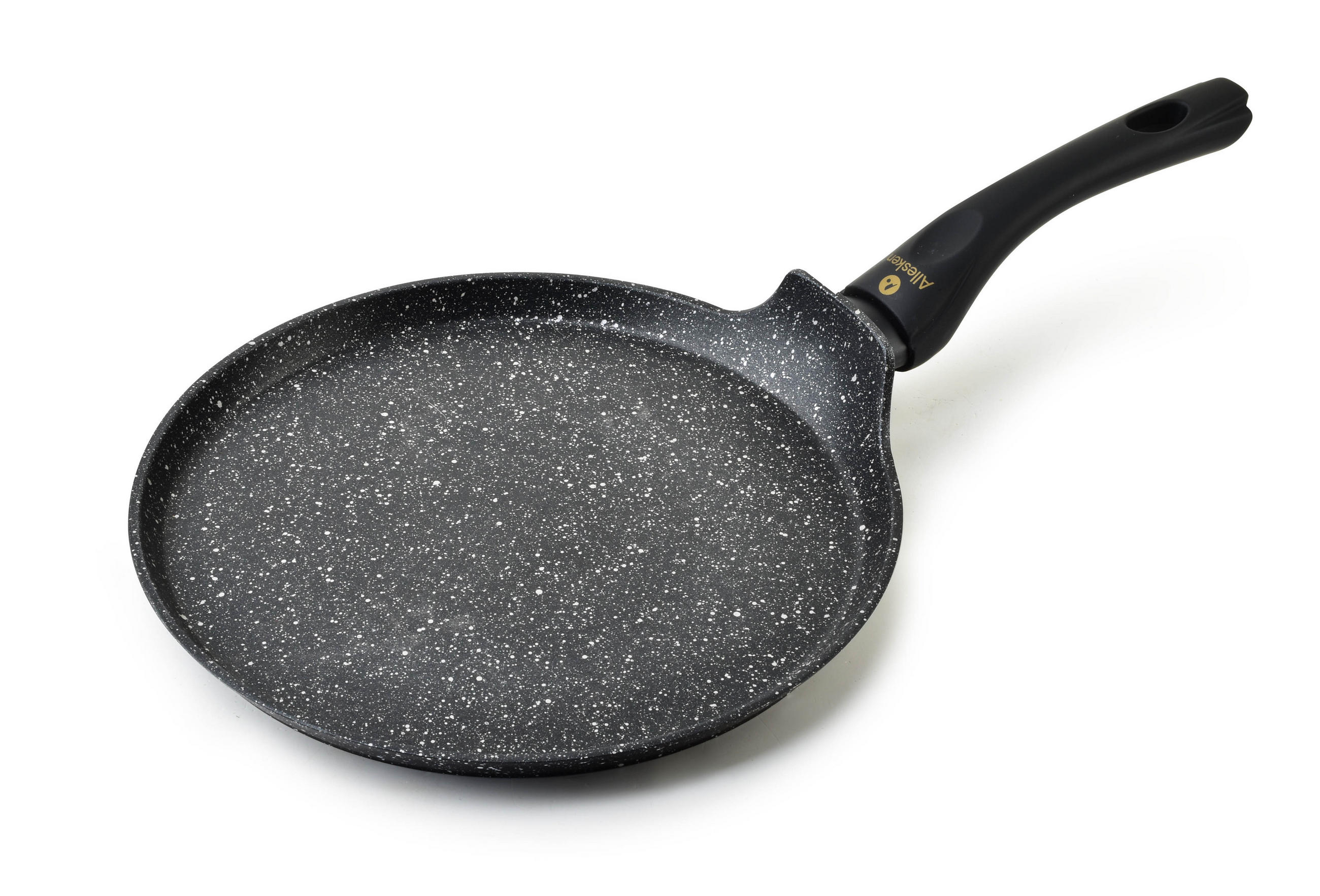 CRÊPESPFANNE Parsley Schwarz 26/46.5/1.7 cm Metall - Schwarz, Metall (26cm) - Mondex