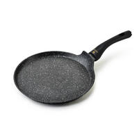 CRÊPESPFANNE Parsley Schwarz 26/46.5/1.7 cm Metall - Schwarz, Metall (26cm) - Mondex