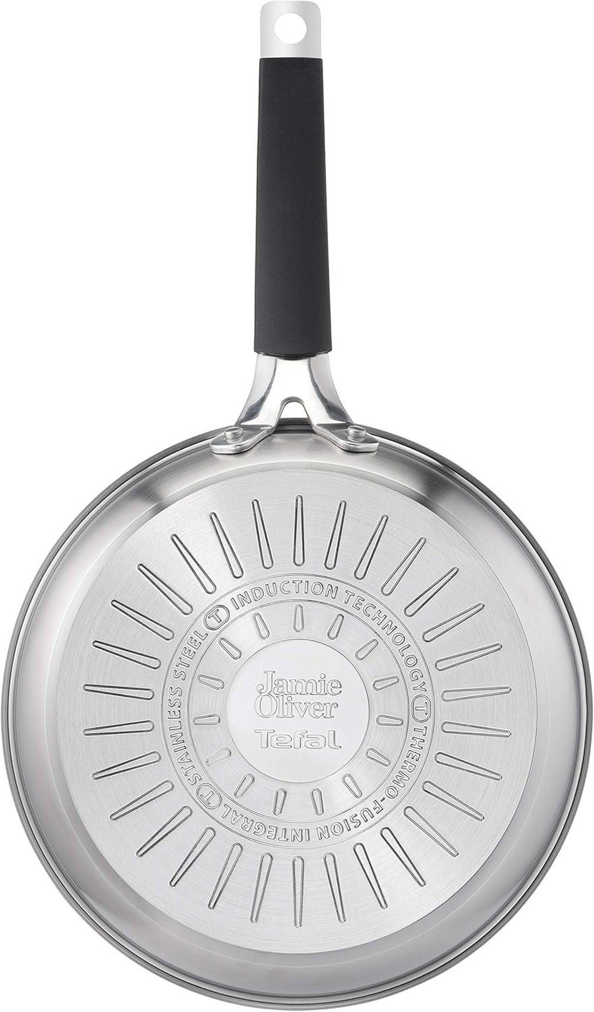 PFANNEN-SET E51292 Jamie Oliver Schwarz 2-Teilig - Schwarz, Keramik - Tefal