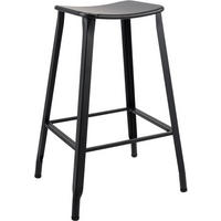 BARHOCKER Metall Schwarz - Schwarz, Metall (51/74/43cm) - CLP