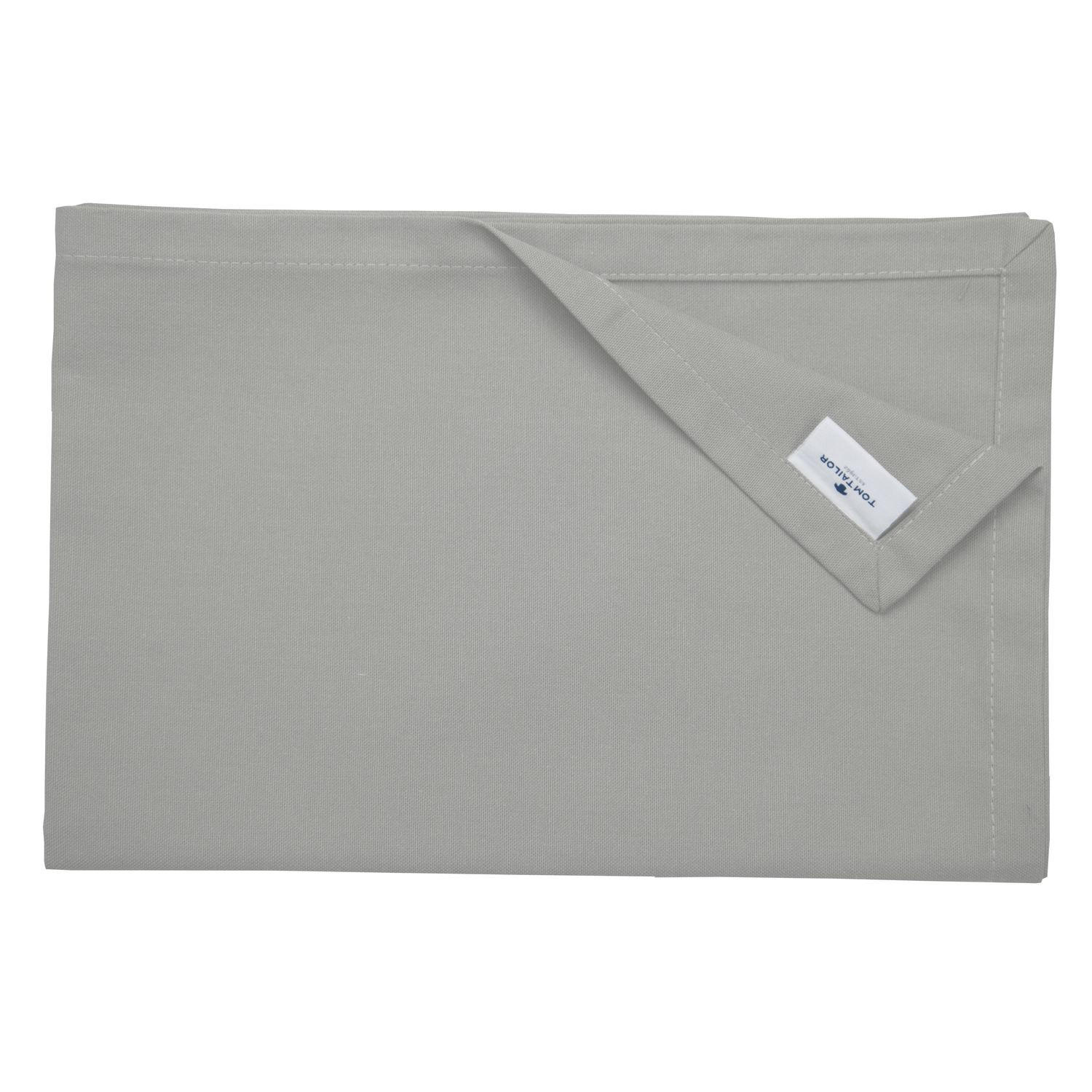 TISCHLÄUFER IN LEINENOPTIK DOVE Blickdicht - Grau, Textil (150/50/0.5cm) - Tom Tailor