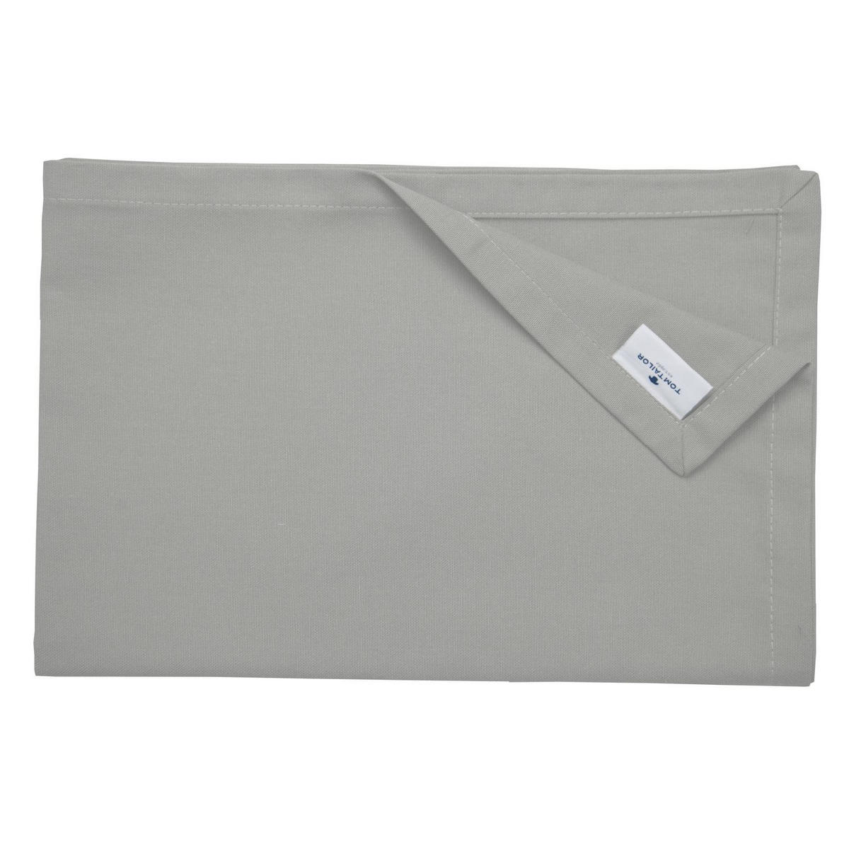 TISCHLÄUFER IN LEINENOPTIK DOVE Blickdicht - Grau, Textil (150/50/0.5cm) - Tom Tailor