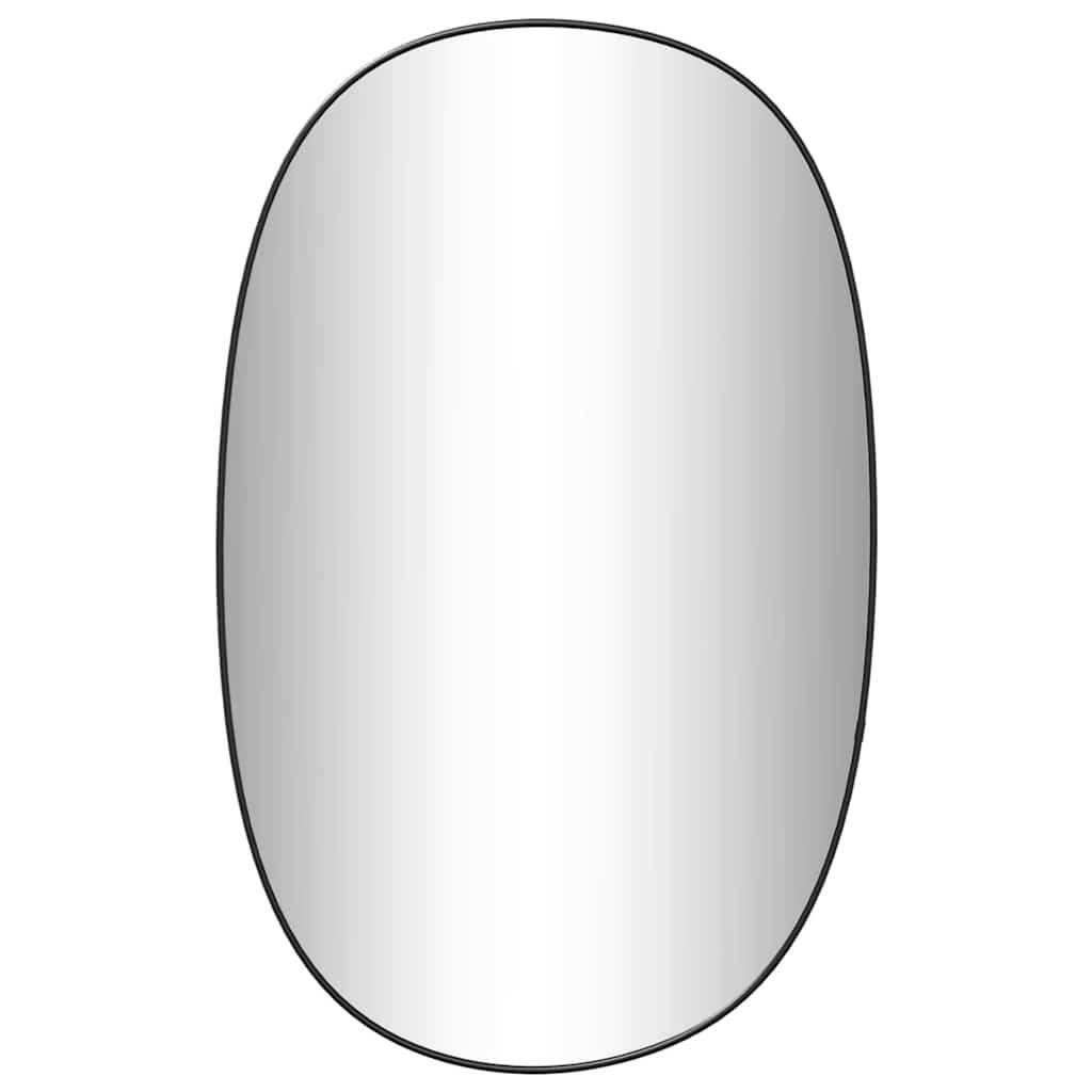 WANDSPIEGEL Schwarz 70x45 cm - Schwarz, Glas (45/70/1cm) - furnicato