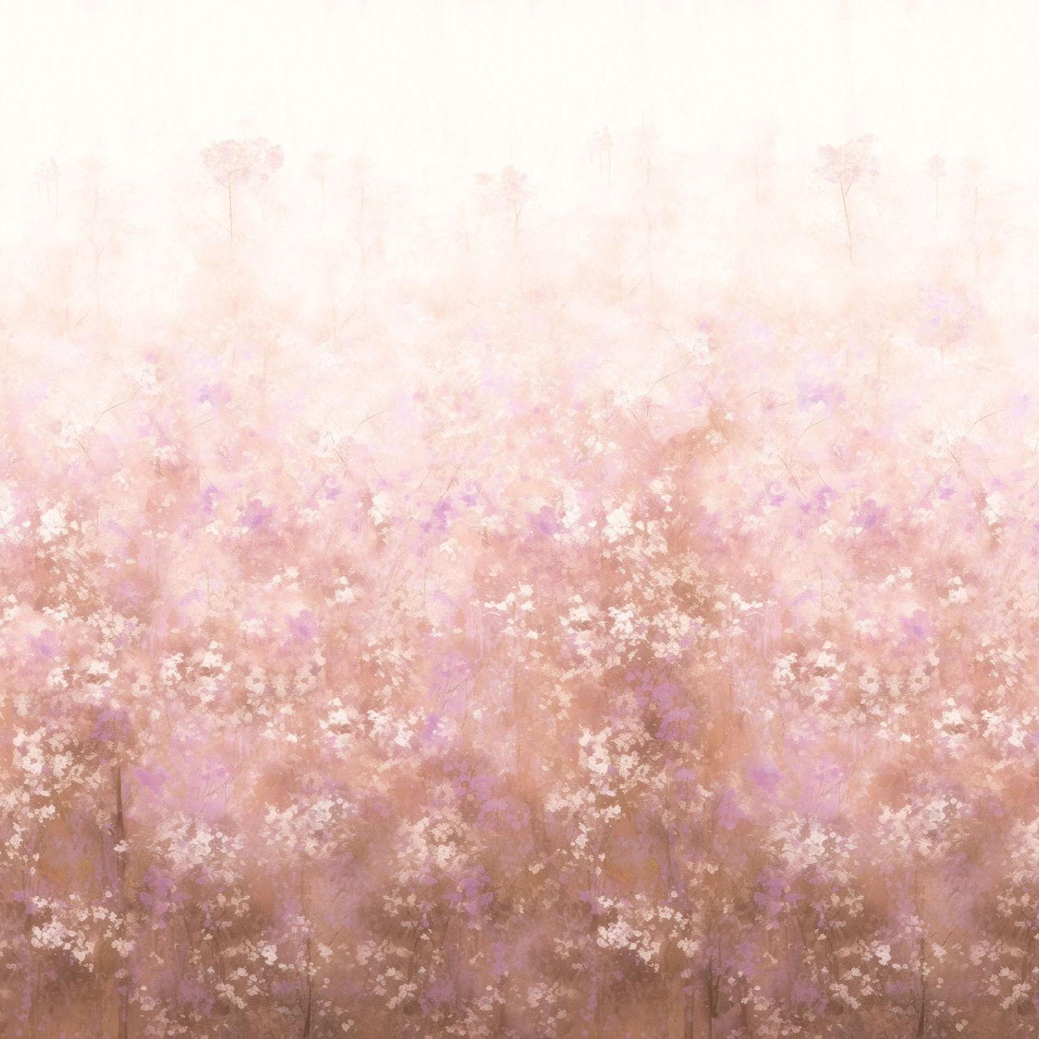 FOTOTAPETE Blumen 318 x 280 cm - Pink, Papier (318/280cm) - Sanders & Sanders